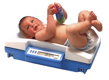 Tanita 1583 Digital Baby Scale, 40 lb x 0.5 oz - Free Shipping
